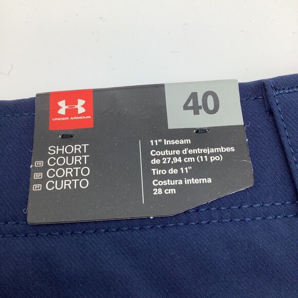 Under Armour Mens Heat Gear Loose Fit Shorts Blue Size 40 (Actual 38) NWT - Picture 14 of 15